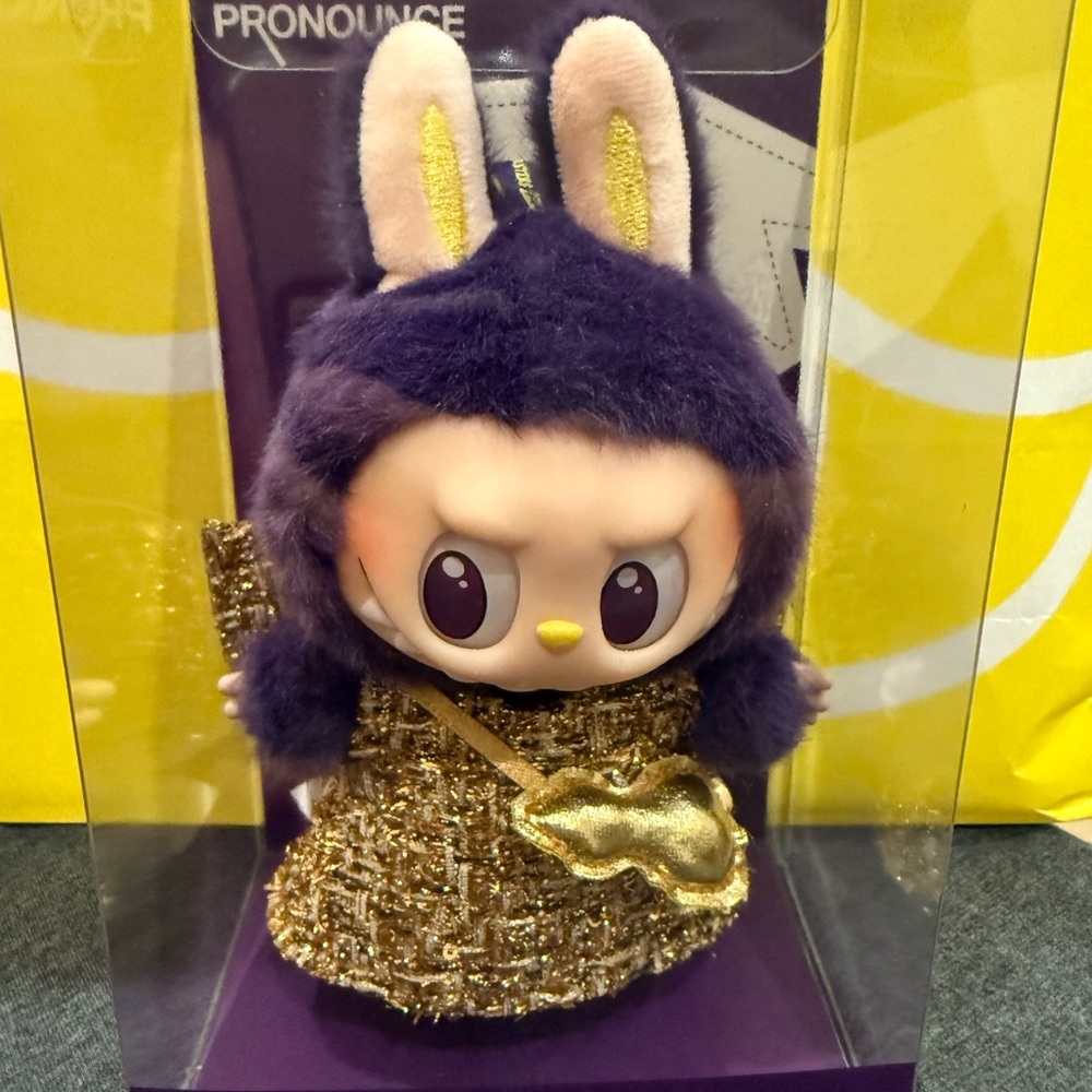 POP MART New PRONOUNCE WINGS OF FORTUNE Vinyl plush hanging card